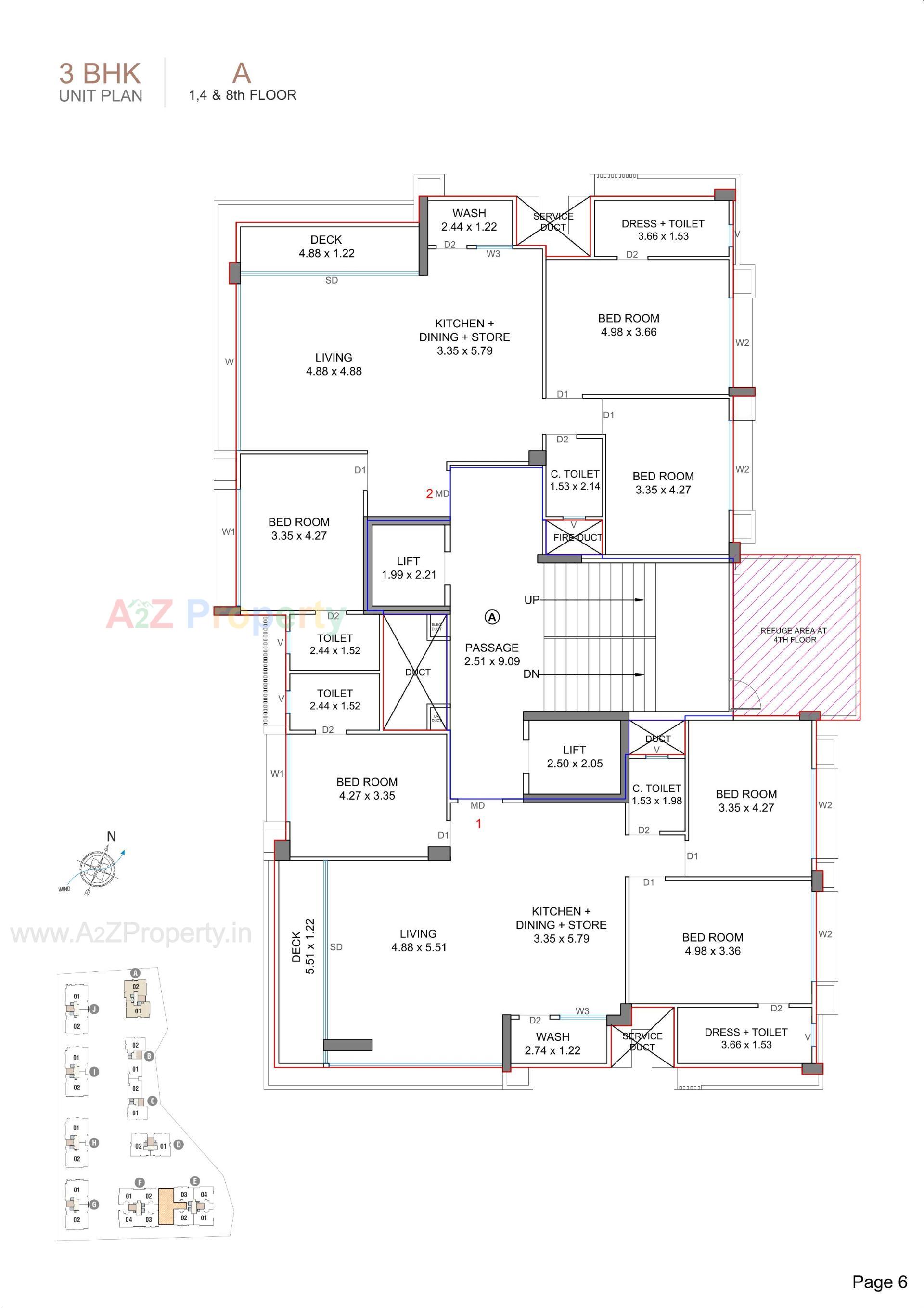 Layout of real estate project Sangini Epitome located at Bhatha, Surat, Gujarat