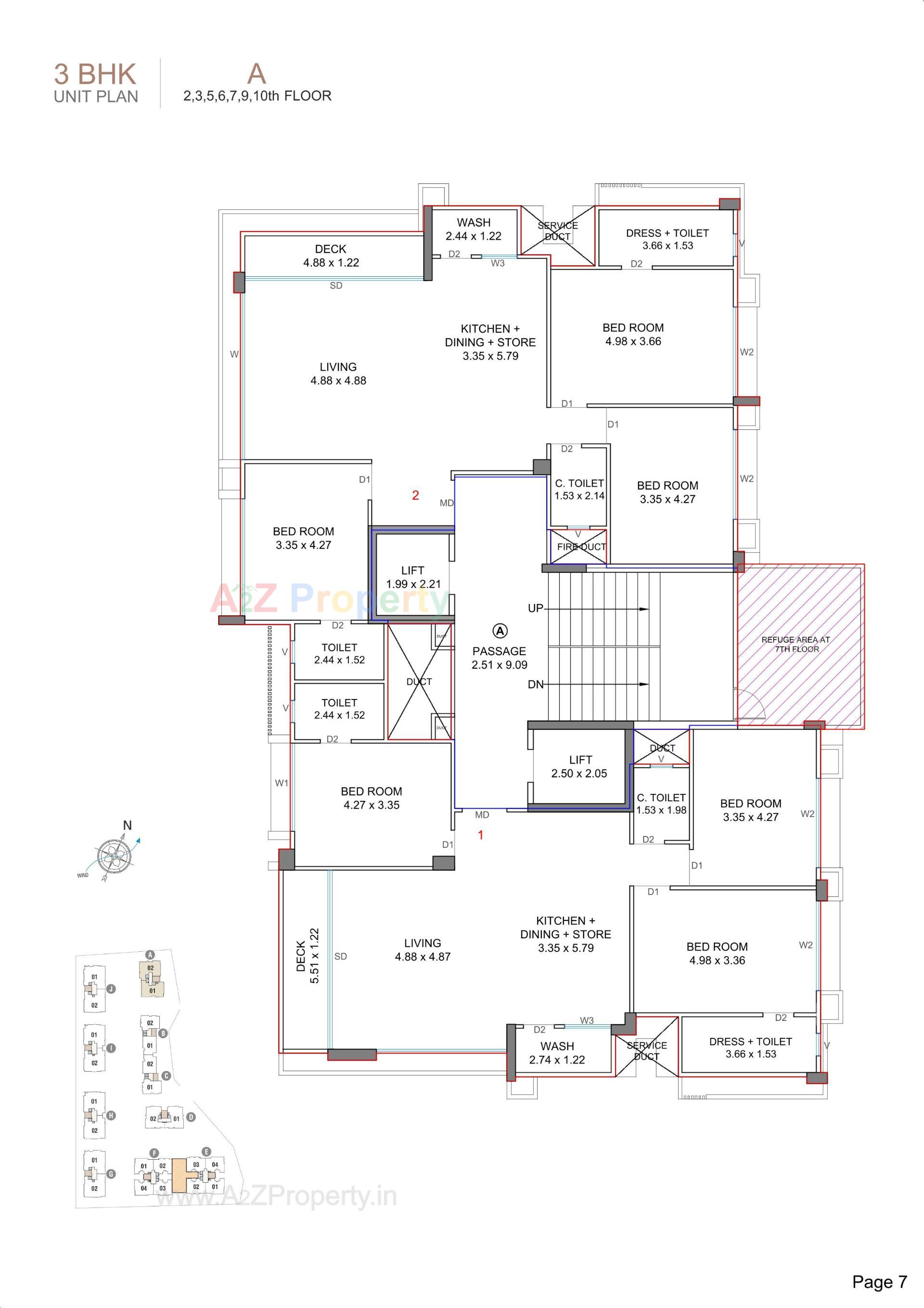 Layout of real estate project Sangini Epitome located at Bhatha, Surat, Gujarat