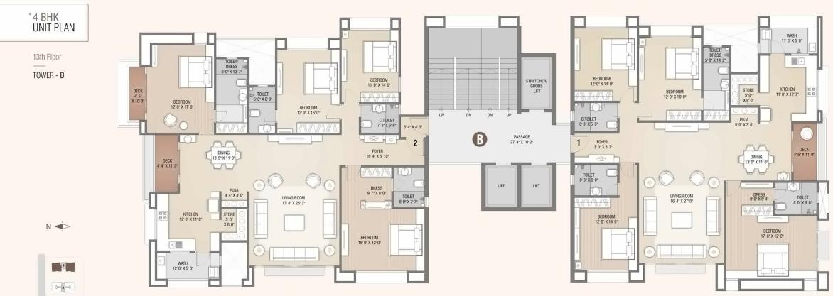 Layout of real estate project Sangini Evoq located at Bharthana, Surat, Gujarat