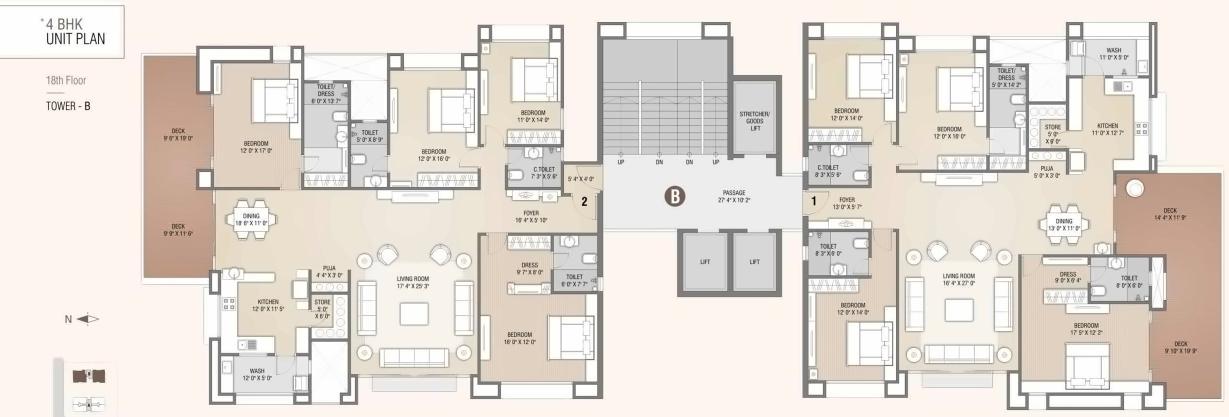 Layout of real estate project Sangini Evoq located at Bharthana, Surat, Gujarat