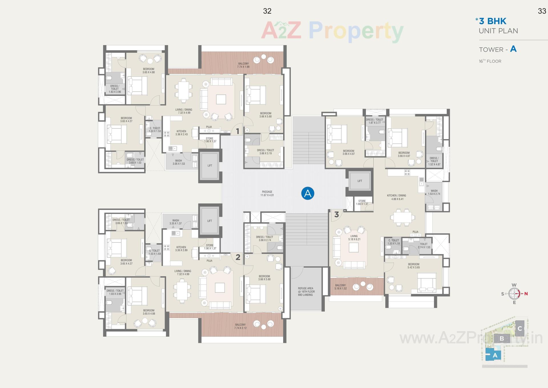 Layout of real estate project Sangini Lakeville located at Bharthana--vesu, Surat, Gujarat