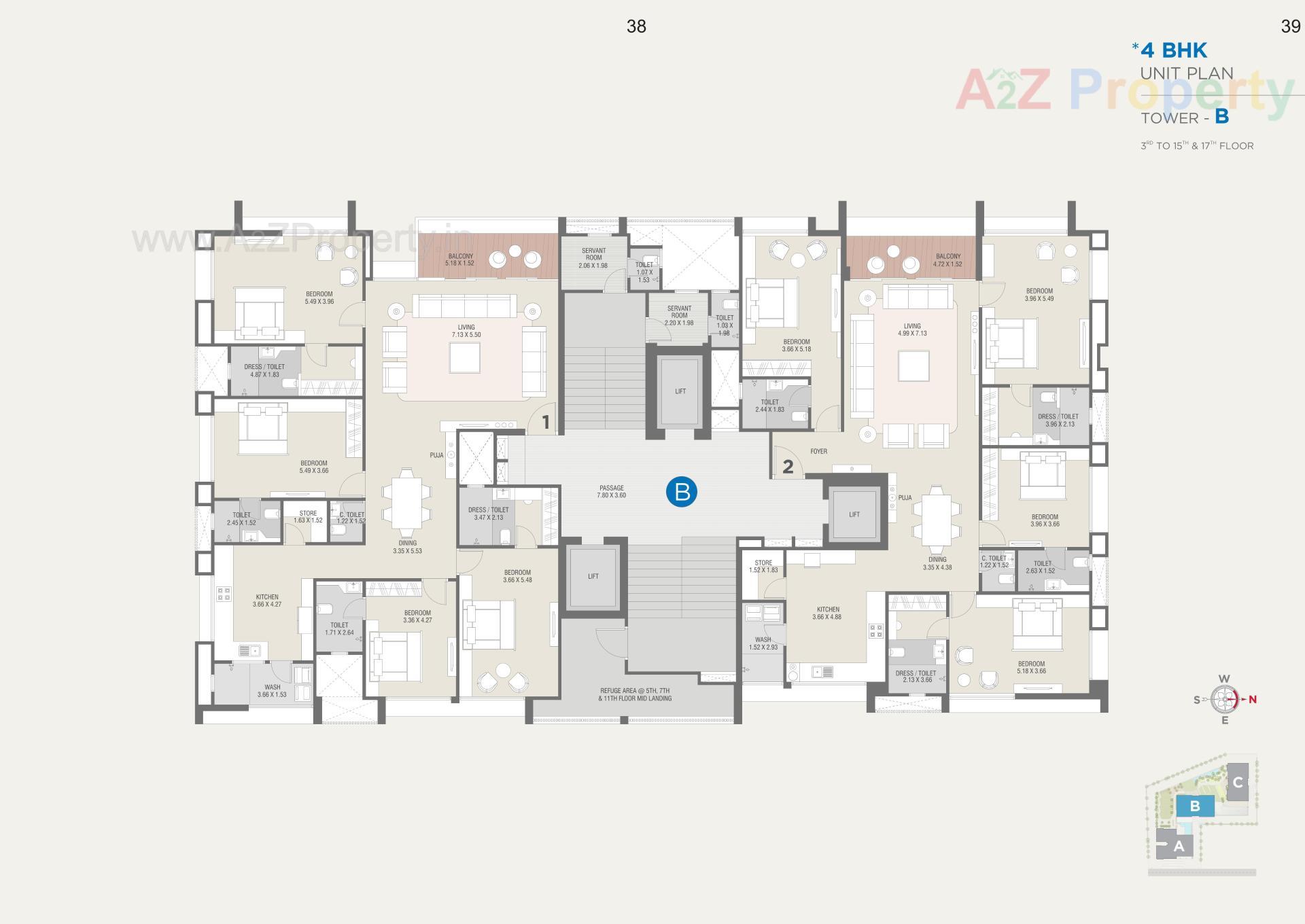 Layout of real estate project Sangini Lakeville located at Bharthana--vesu, Surat, Gujarat