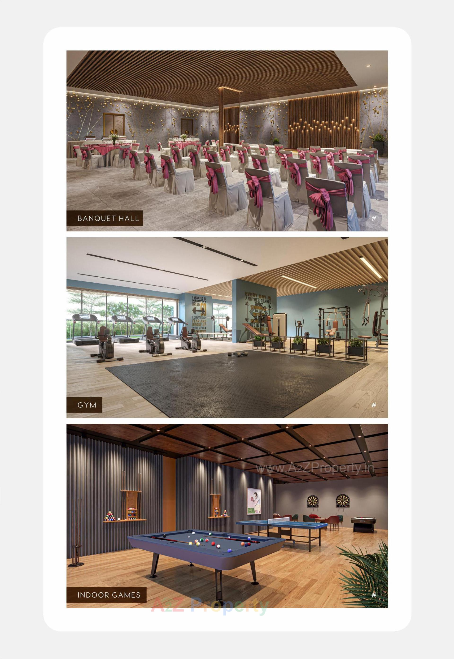 3D Elevation of real estate project Sangini Nirvana located at Vesu, Surat, Gujarat