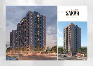 Elevation of real estate project Sangini Sakar located at Jahangirpura, Surat, Gujarat