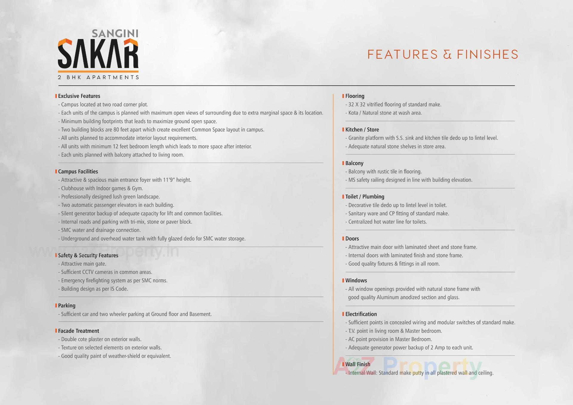  of real estate project Sangini Sakar located at Jahangirpura, Surat, Gujarat