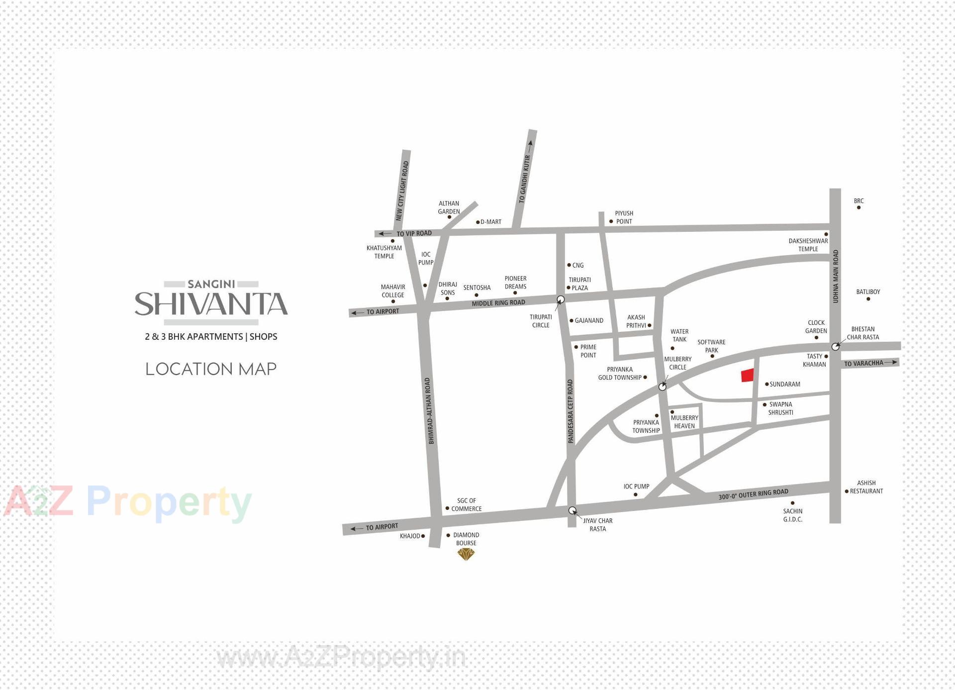  of real estate project Sangini Shivanta located at Bhestan, Surat, Gujarat