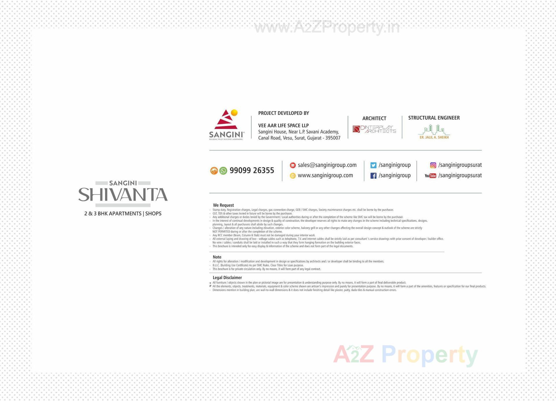  of real estate project Sangini Shivanta located at Bhestan, Surat, Gujarat