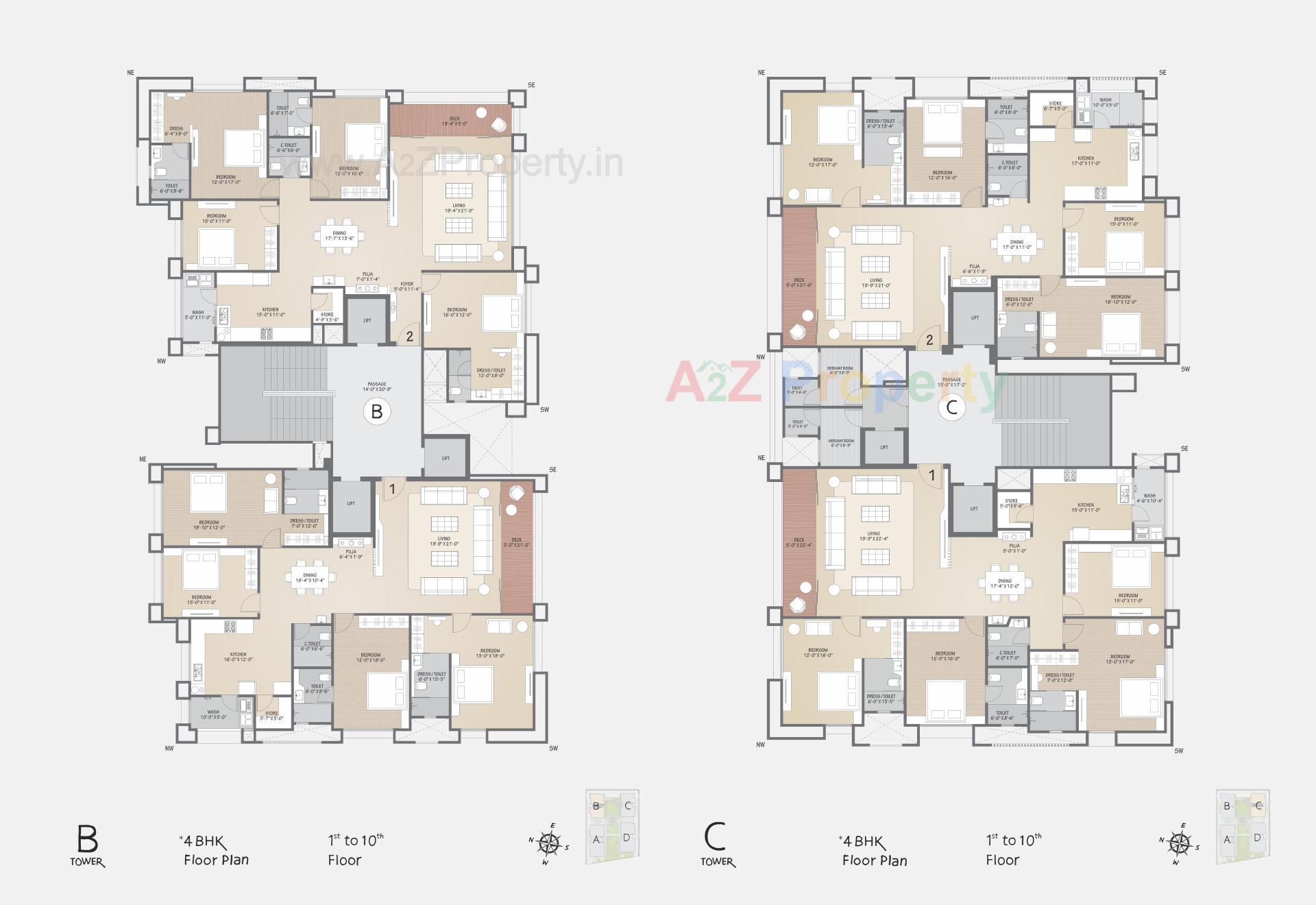 Layout of real estate project Sangini Siddhanta located at Vesu, Surat, Gujarat