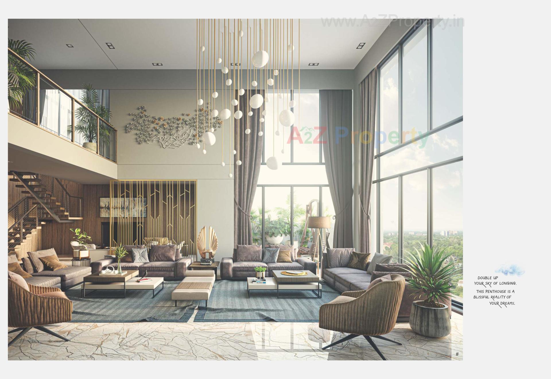 3D Elevation of real estate project Sangini Siddhanta located at Vesu, Surat, Gujarat