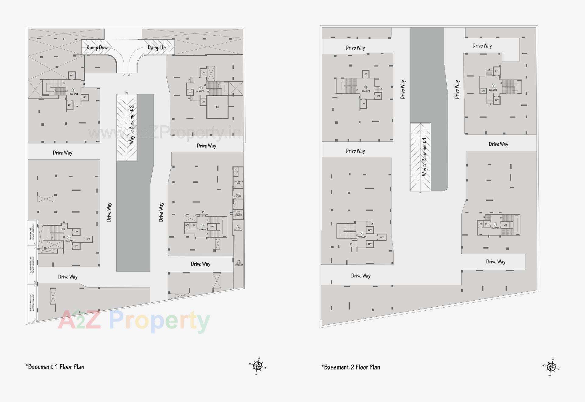 Layout of real estate project Sangini Siddhanta located at Vesu, Surat, Gujarat