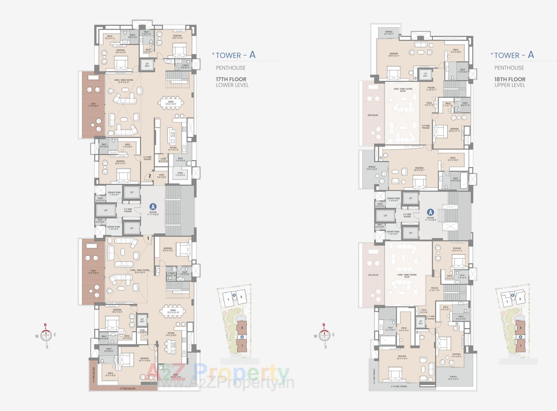 Layout of real estate project Sangini Skyteria located at Bharthana, Surat, Gujarat