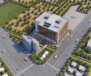 Elevation of real estate project Sangini Textile Hub located at Kumbhariya, Surat, Gujarat