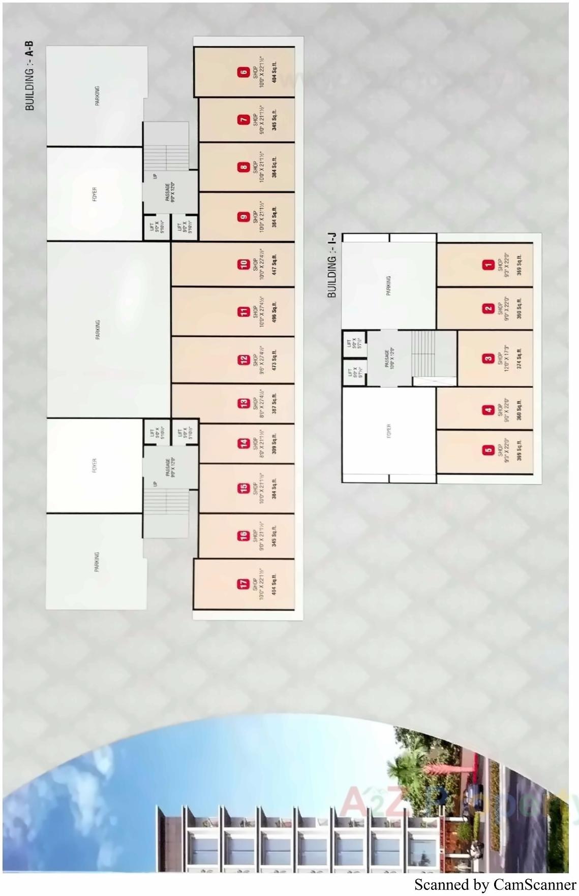 Layout of real estate project Sankalp City located at Surat, Surat, Gujarat