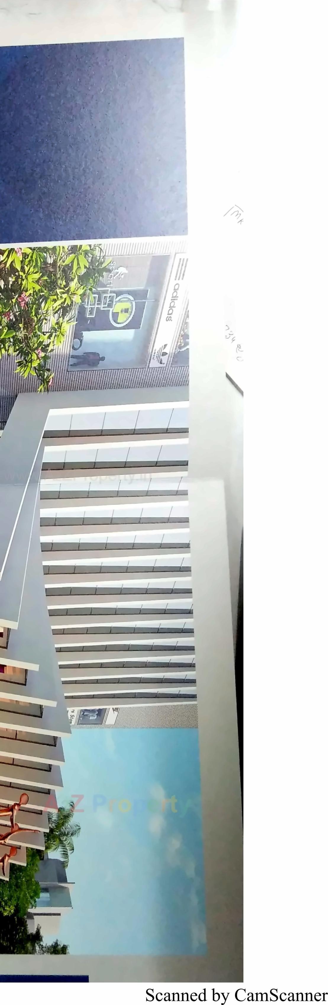 3D Elevation of real estate project Sanskruti Ac Market located at Parvat, Surat, Gujarat