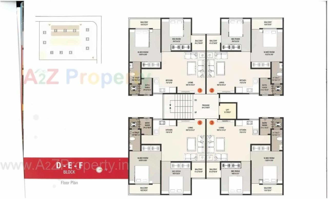Layout of real estate project Santok Park located at Dindoli, Surat, Gujarat