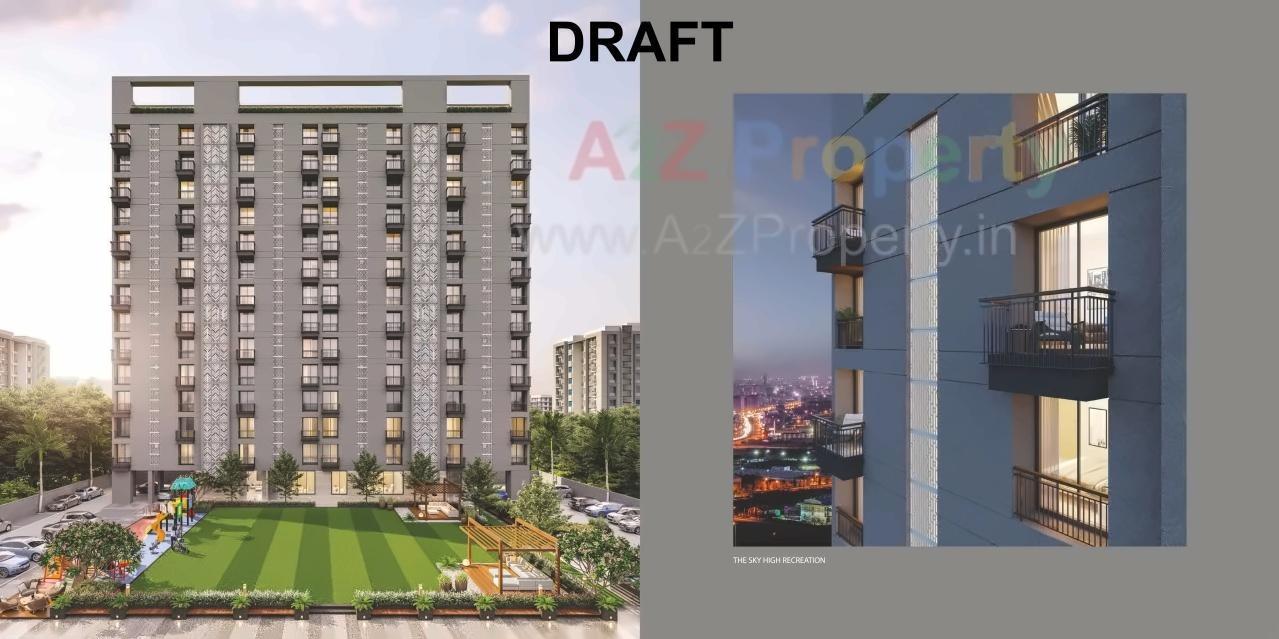 3D Elevation of real estate project Santvan Kreon located at Palanpor, Surat, Gujarat