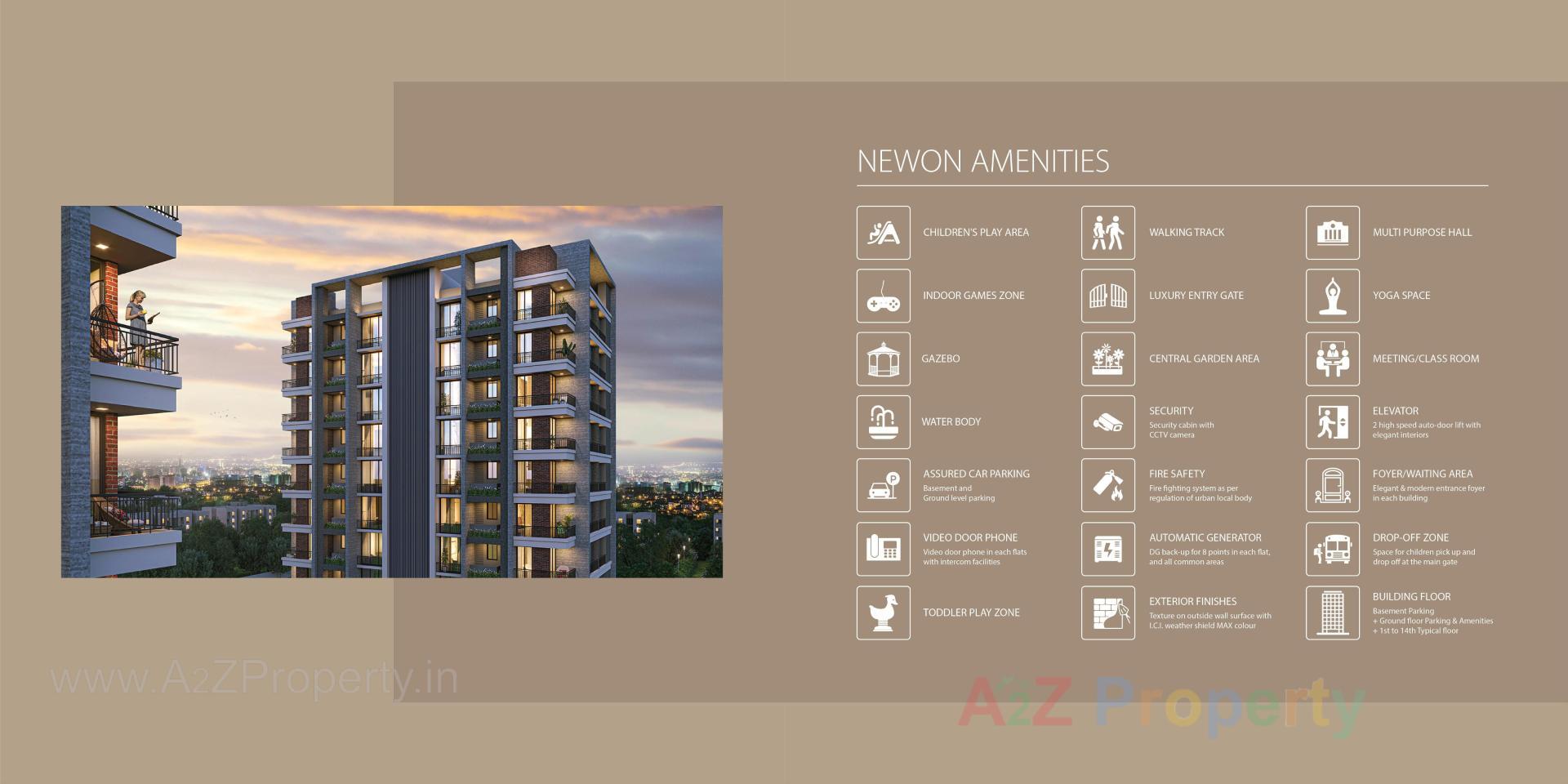  of real estate project Santvan Newon located at Palanpore, Surat, Gujarat
