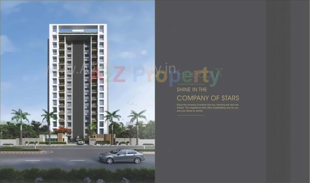 3D Elevation of real estate project Santvan Skyon located at Palanpur, Surat, Gujarat