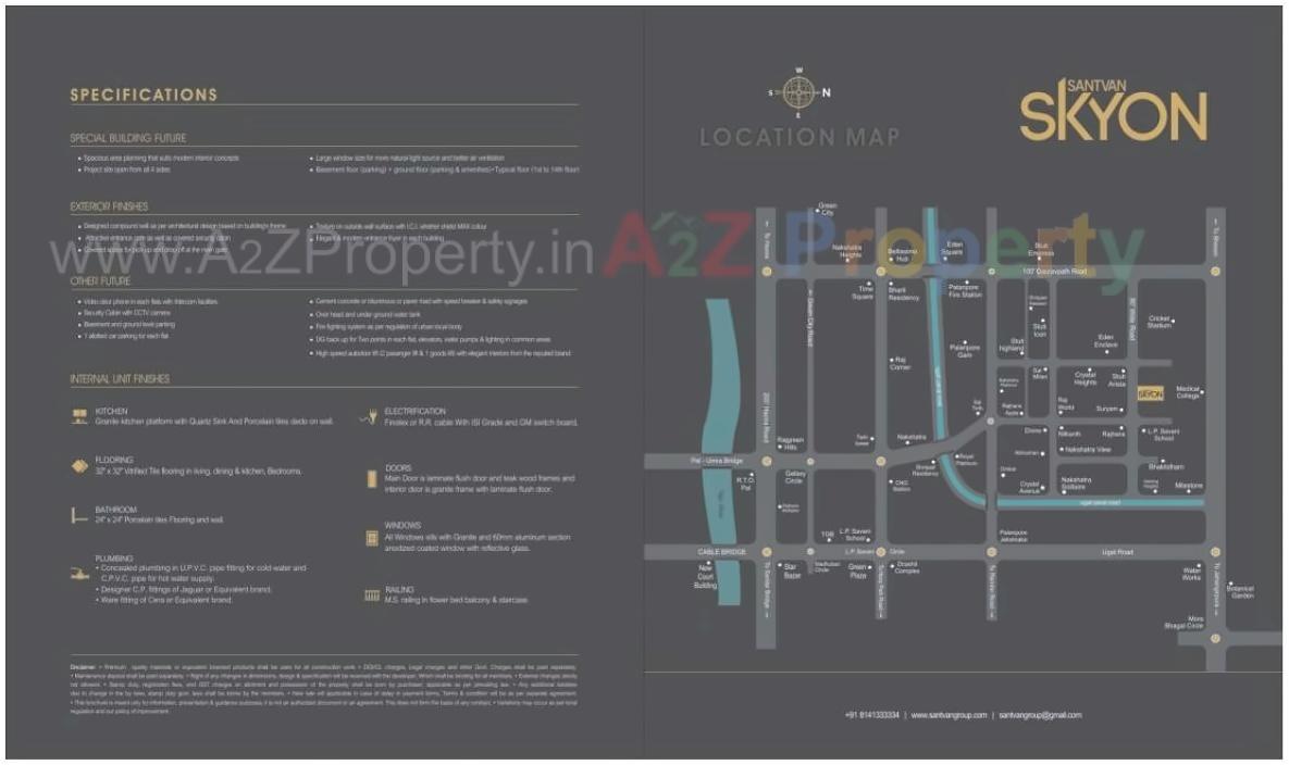  of real estate project Santvan Skyon located at Palanpur, Surat, Gujarat