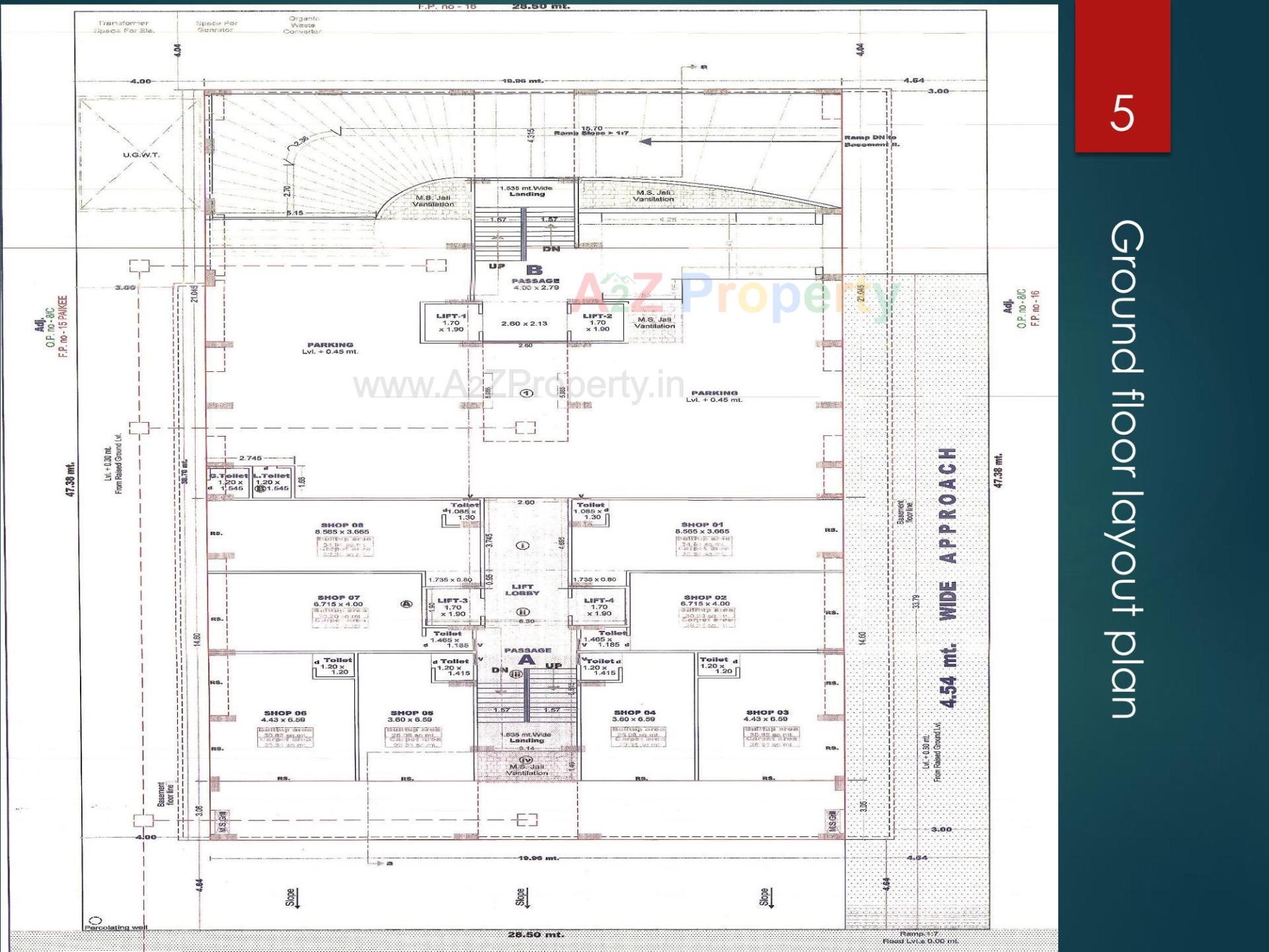 Layout of real estate project Sapna Heaven located at Surat, Surat, Gujarat