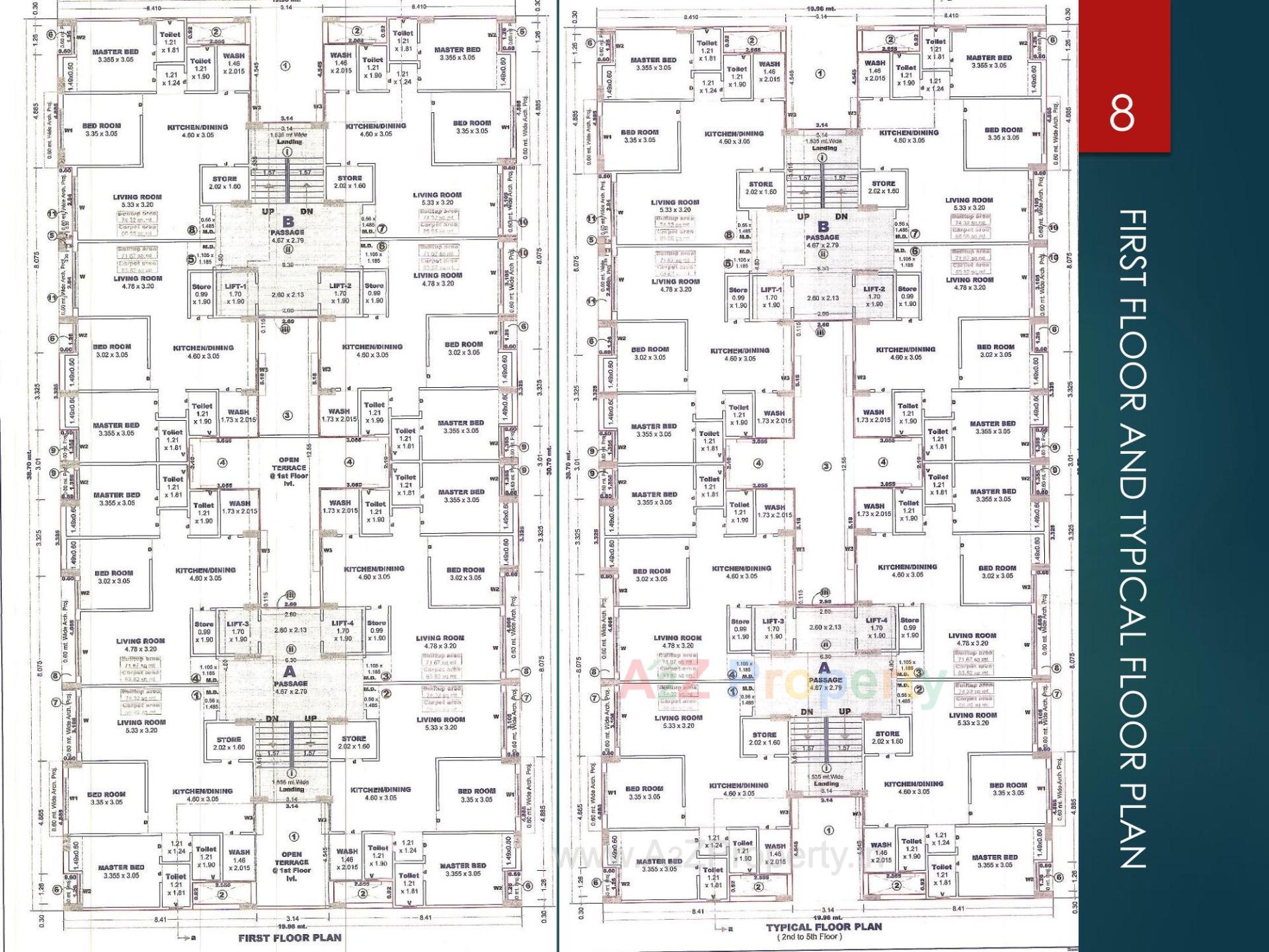 Layout of real estate project Sapna Heaven located at Surat, Surat, Gujarat
