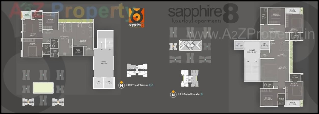 Layout of real estate project Sapphire located at Parvat, Surat, Gujarat