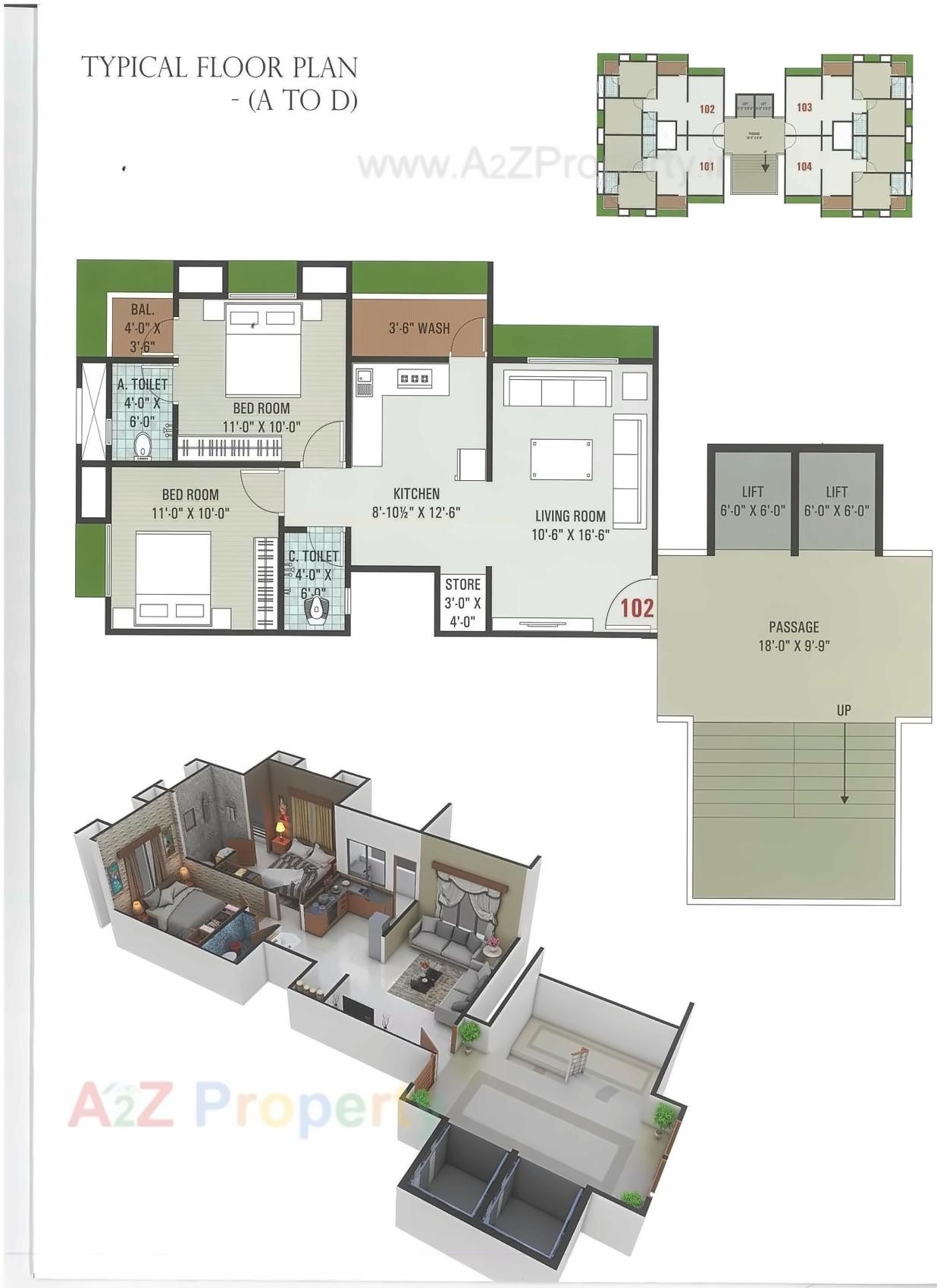 Layout of real estate project Saral Heights located at Navagam, Surat, Gujarat