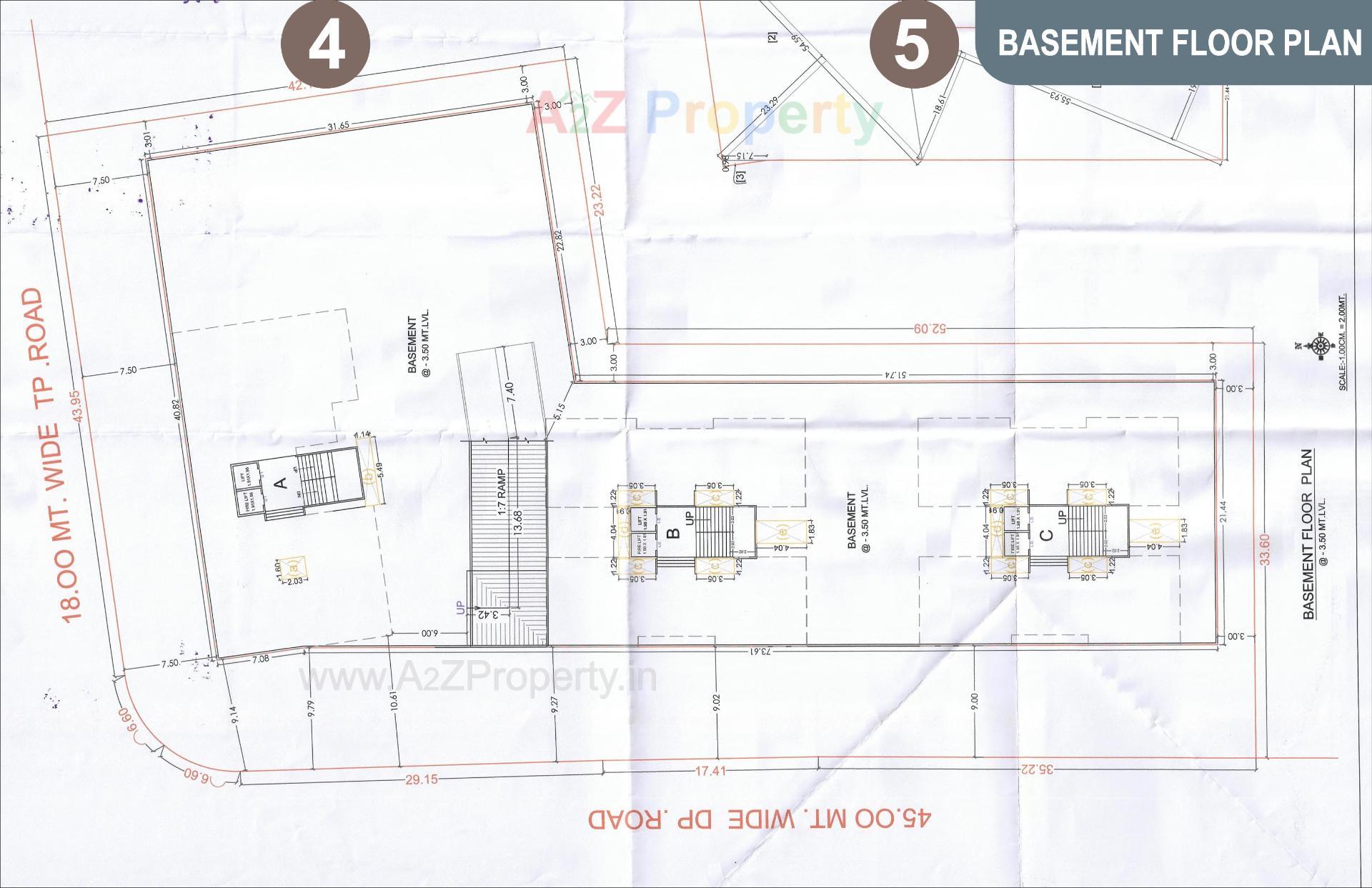 Layout of real estate project Saral Srushti located at Surat, Surat, Gujarat