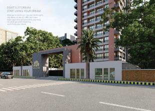 Elevation of real estate project Sarjan Luxuria located at Sarthana, Surat, Gujarat