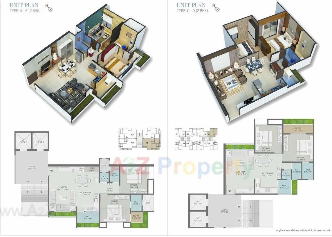 Layout of real estate project Sarjan Palace located at Singanpore, Surat, Gujarat