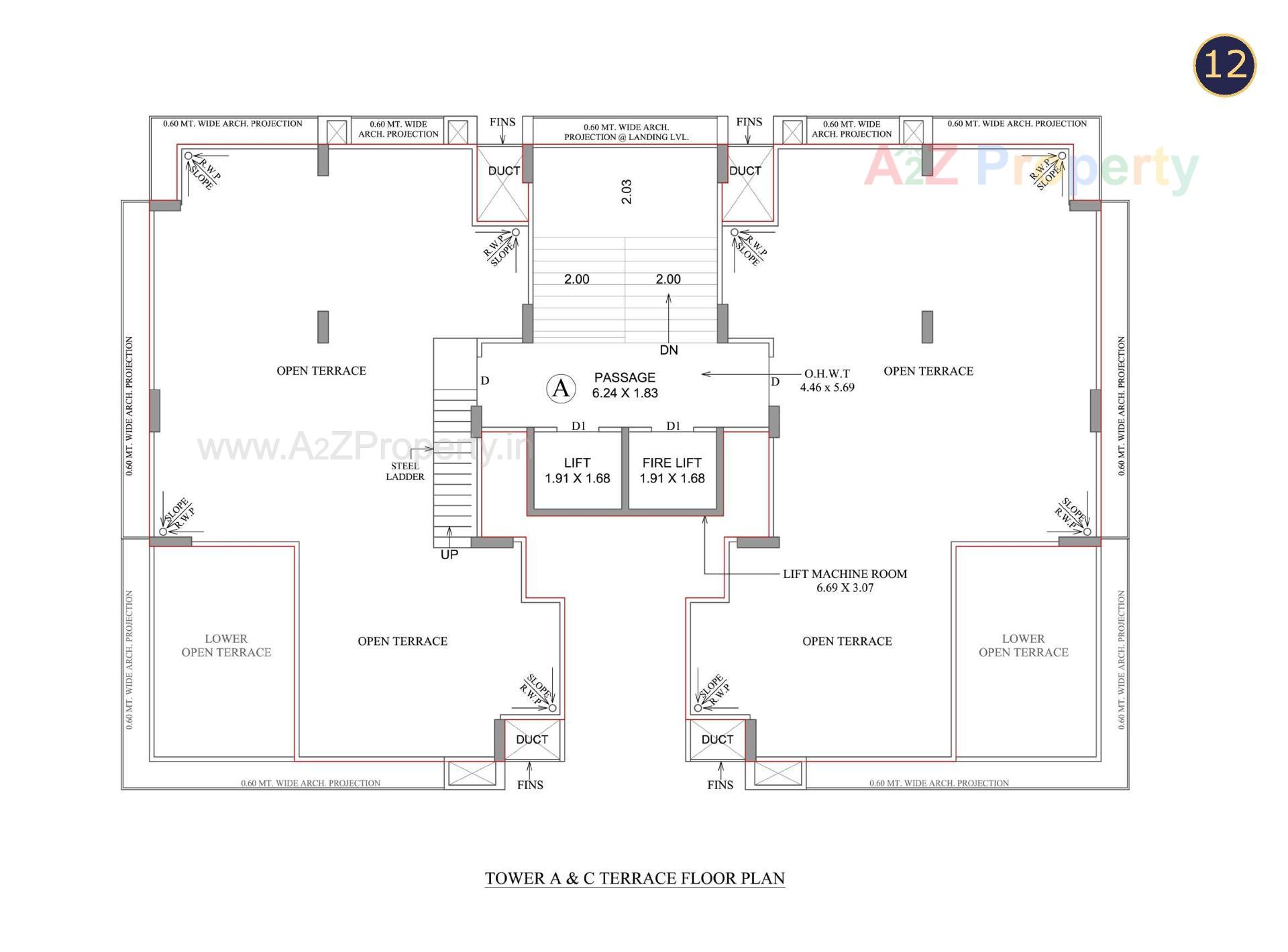 Layout of real estate project Sattvam located at –pal, Surat, Gujarat
