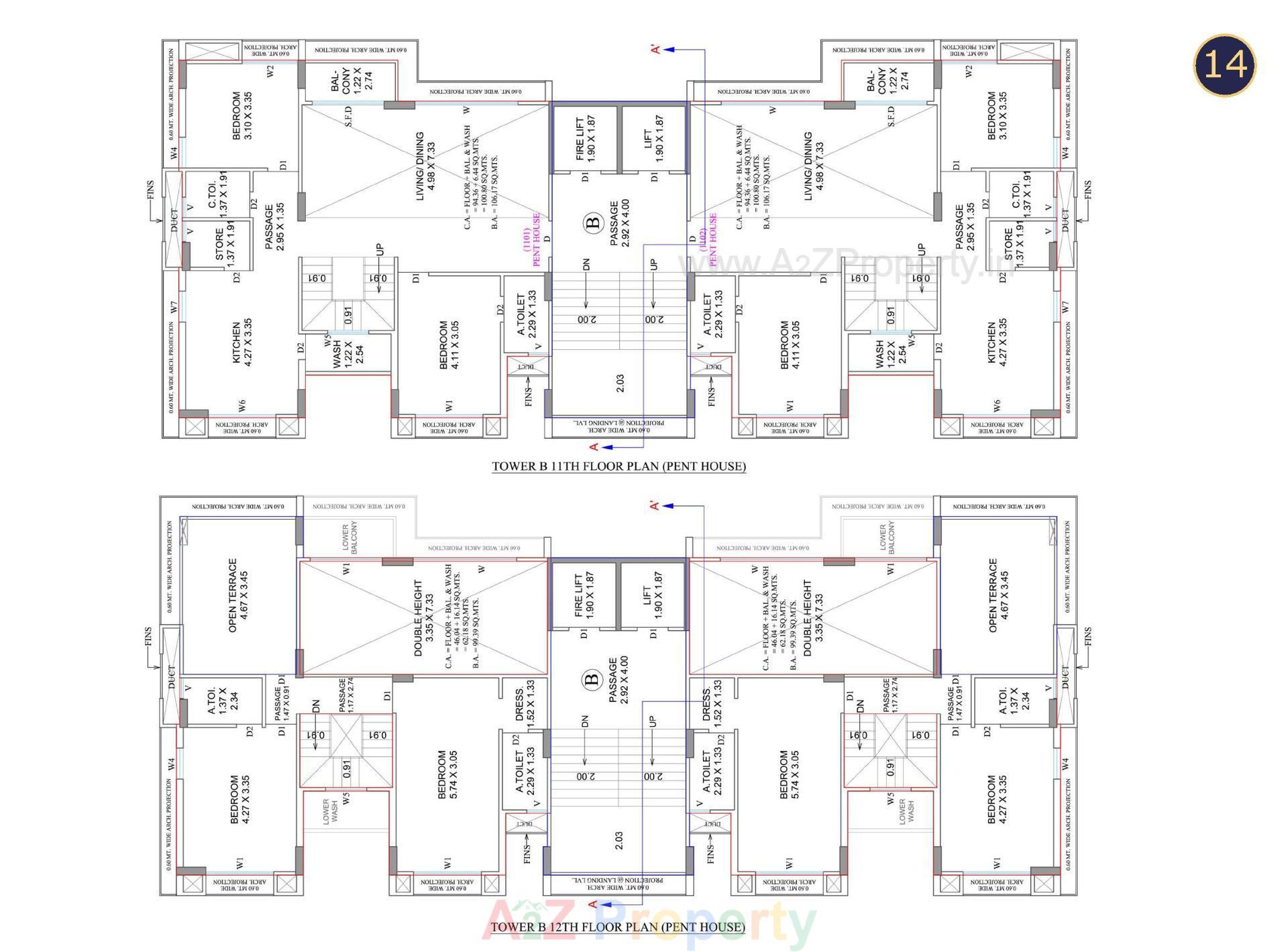 Layout of real estate project Sattvam located at –pal, Surat, Gujarat