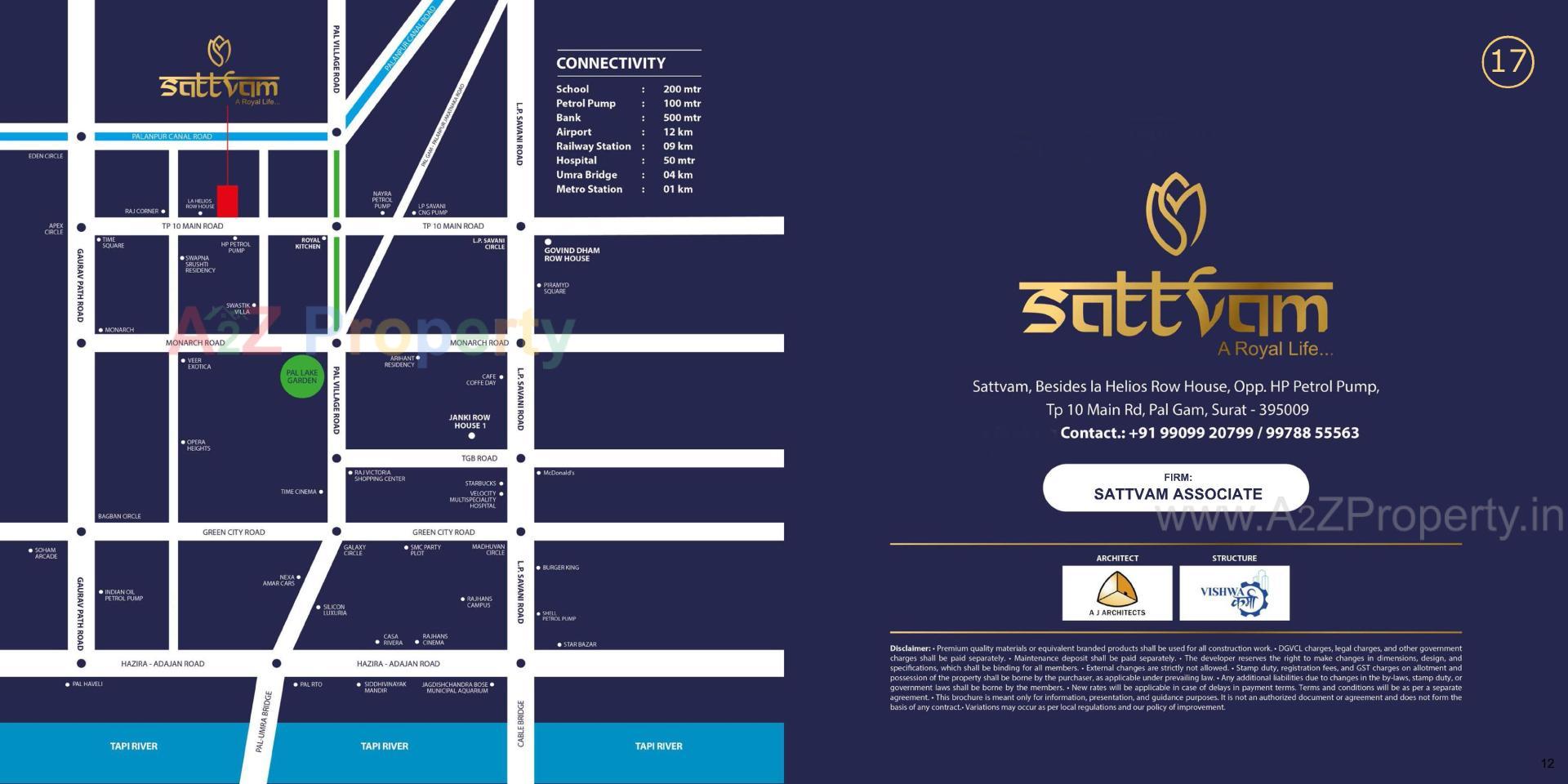  of real estate project Sattvam located at –pal, Surat, Gujarat