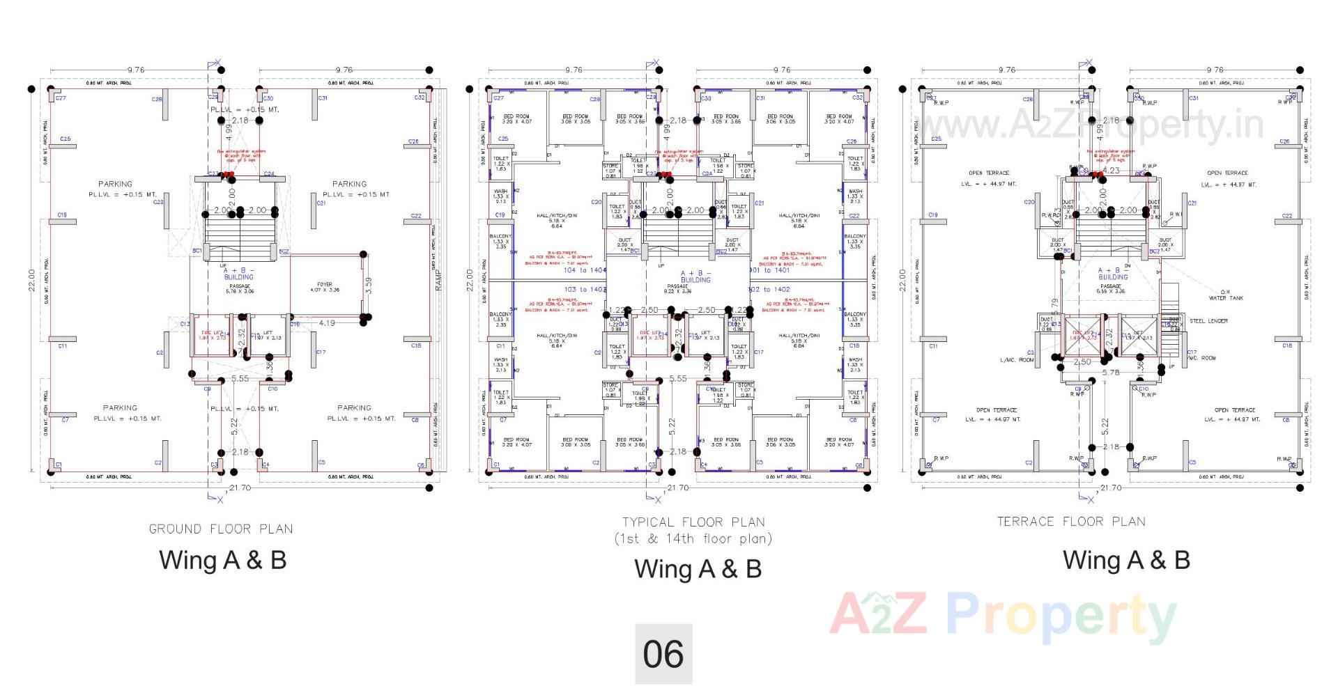 Layout of real estate project Saundarya Twin located at Surat, Surat, Gujarat