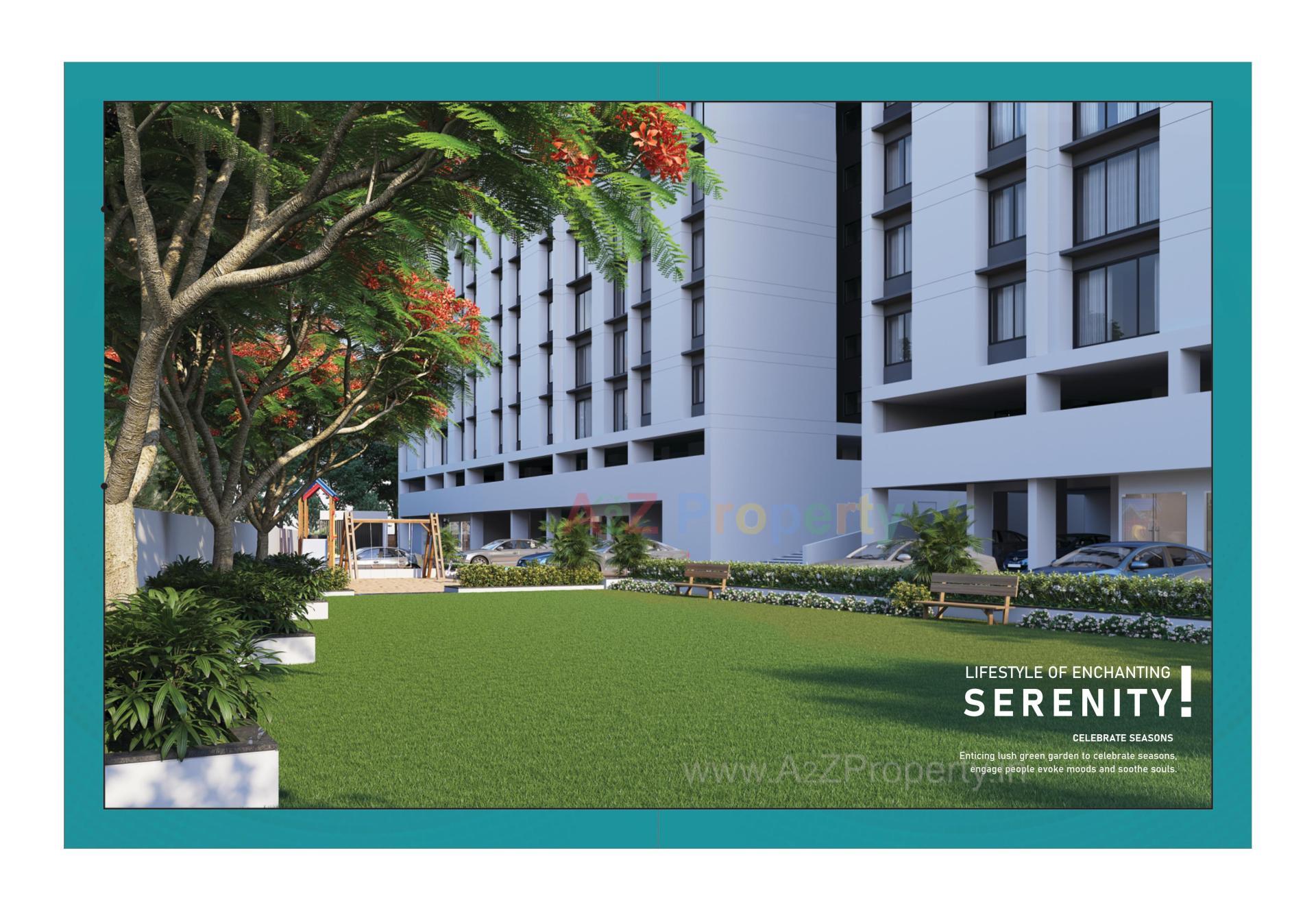 3D Elevation of real estate project Serenity Homes located at Singanpor, Surat, Gujarat