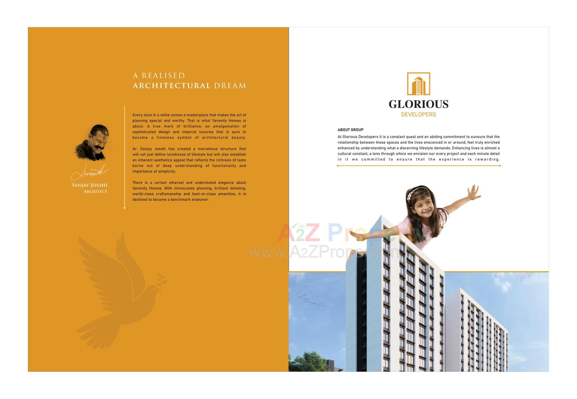  of real estate project Serenity Homes located at Singanpor, Surat, Gujarat