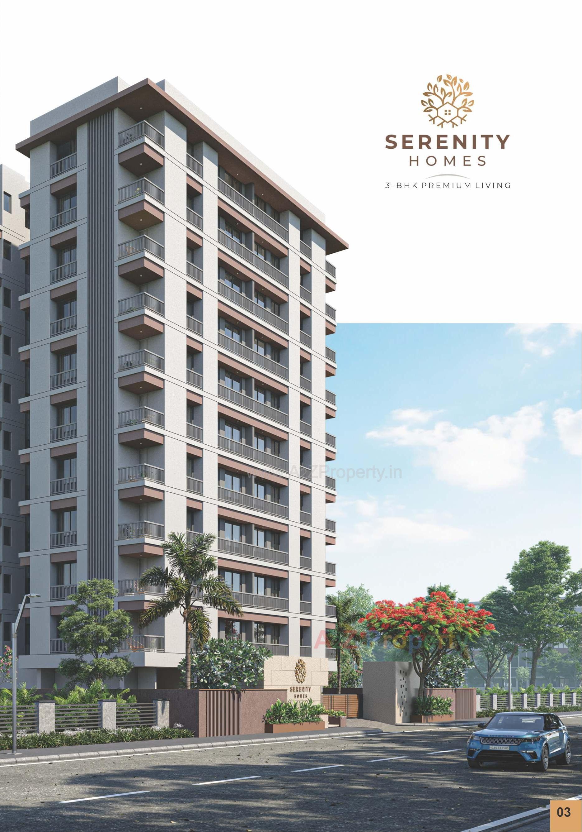 3D Elevation of real estate project Serenity Homes located at Pal, Surat, Gujarat