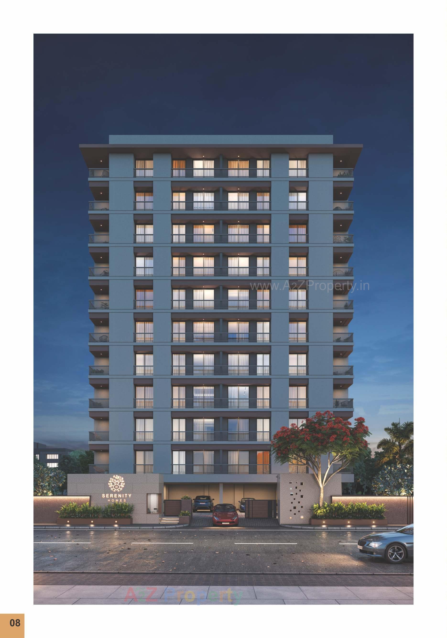 3D Elevation of real estate project Serenity Homes located at Pal, Surat, Gujarat