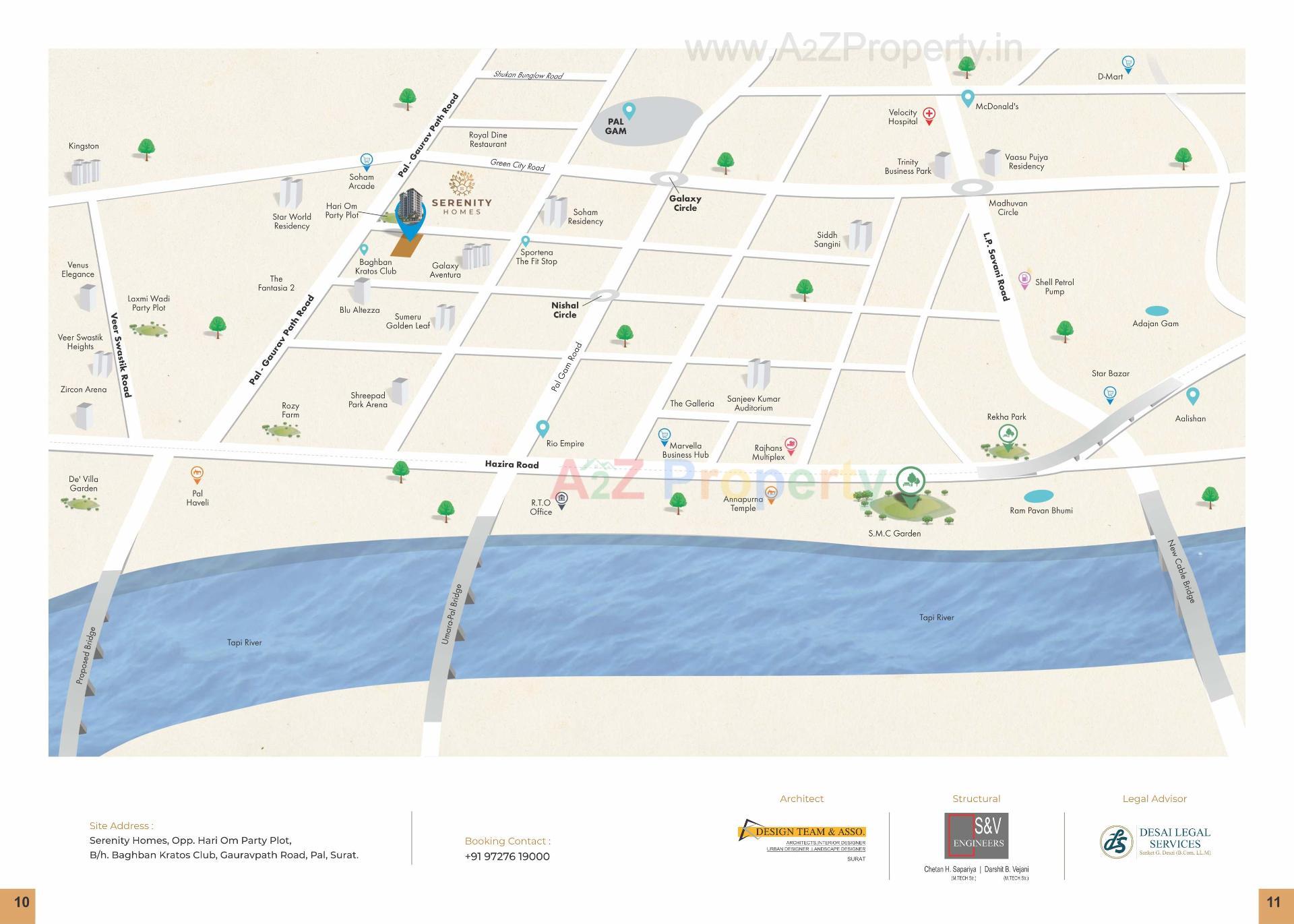  of real estate project Serenity Homes located at Pal, Surat, Gujarat