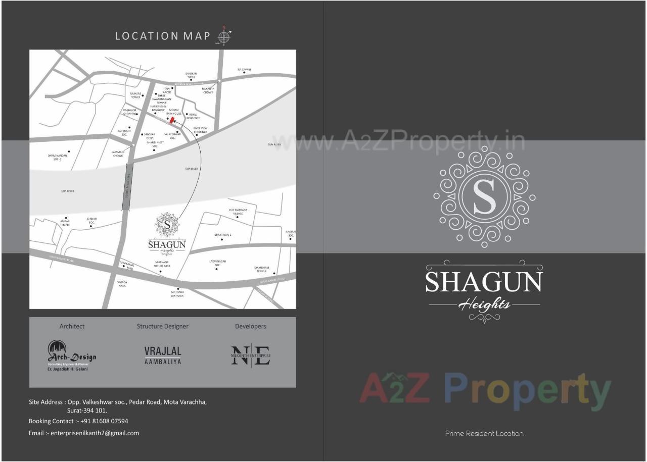  of real estate project Shagun Heights located at Varachha, Surat, Gujarat