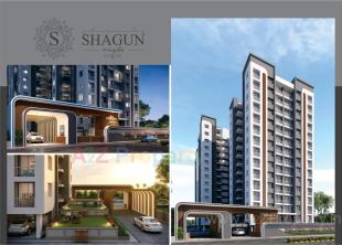 Elevation of real estate project Shagun Heights located at Varachha, Surat, Gujarat