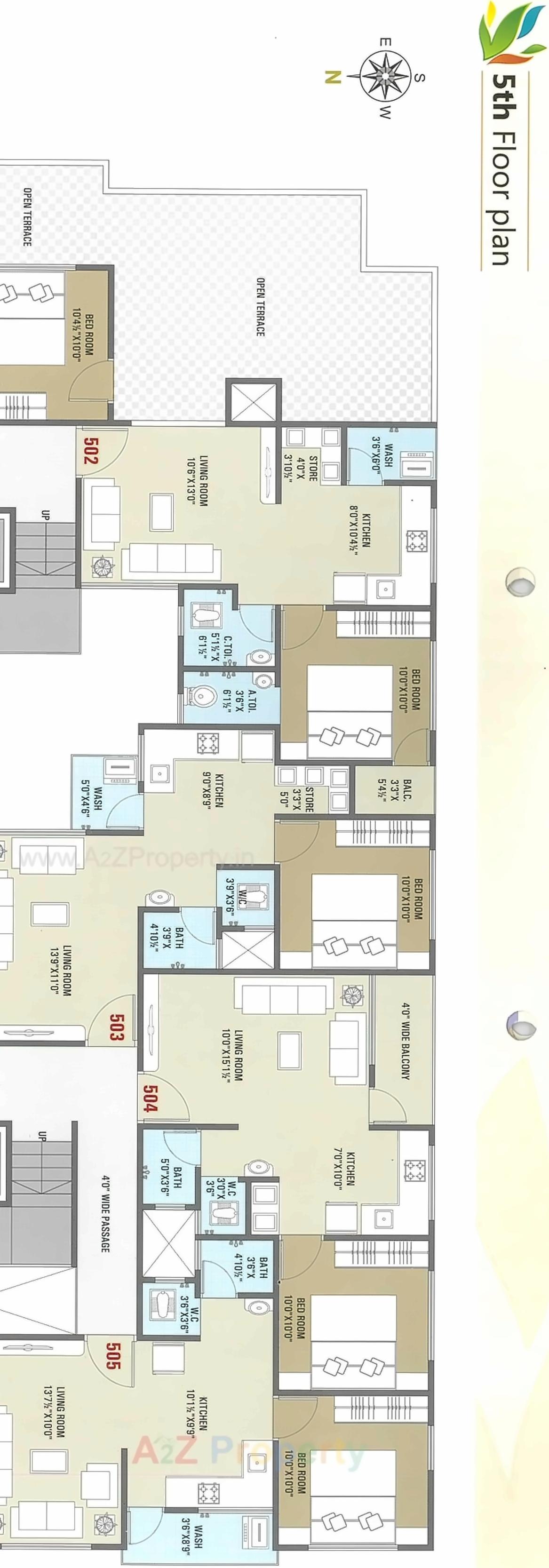 Layout of real estate project Shakti Poojan located at Kosad, Surat, Gujarat