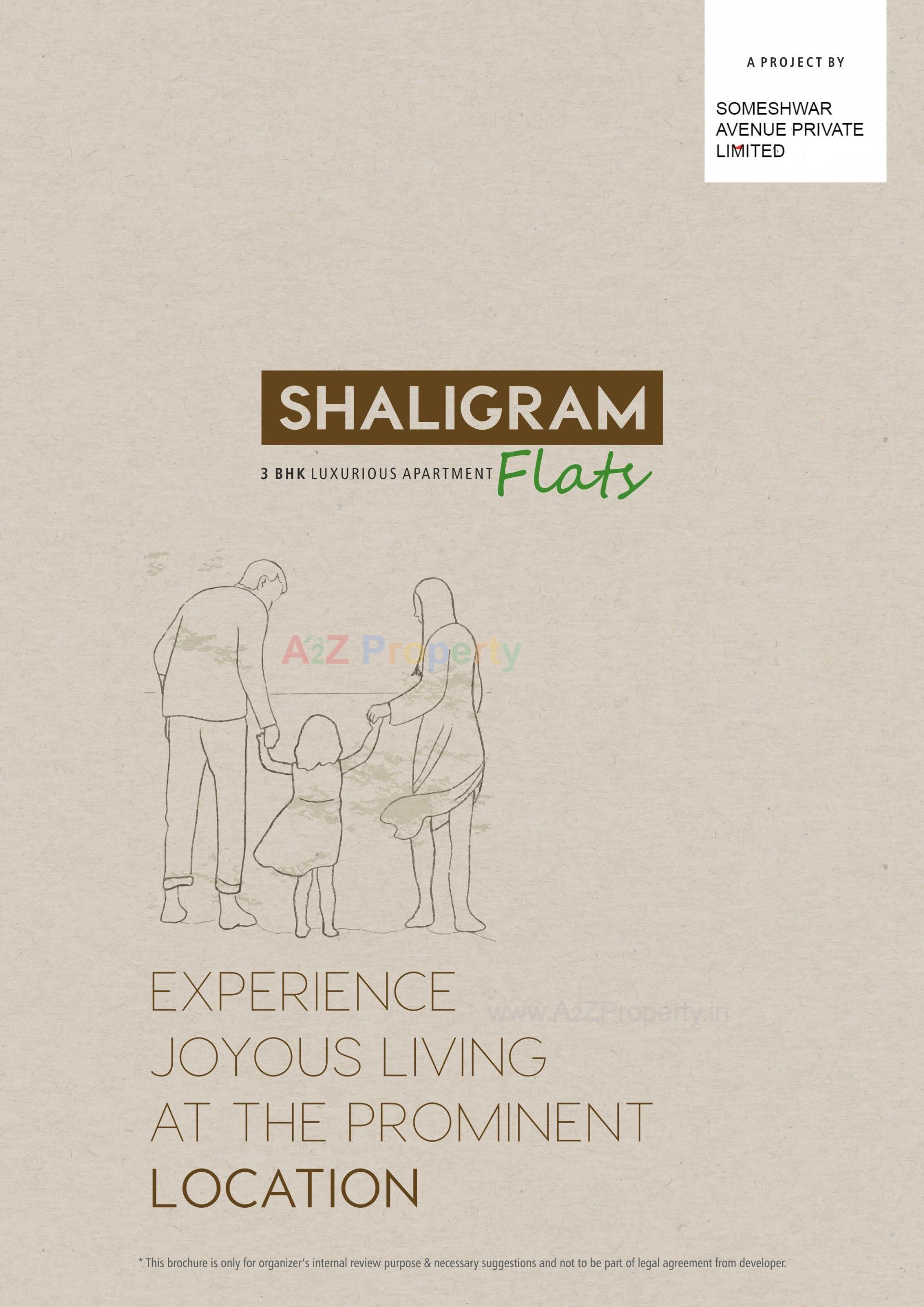  of real estate project Shaligram Flats located at Vesu, Surat, Gujarat