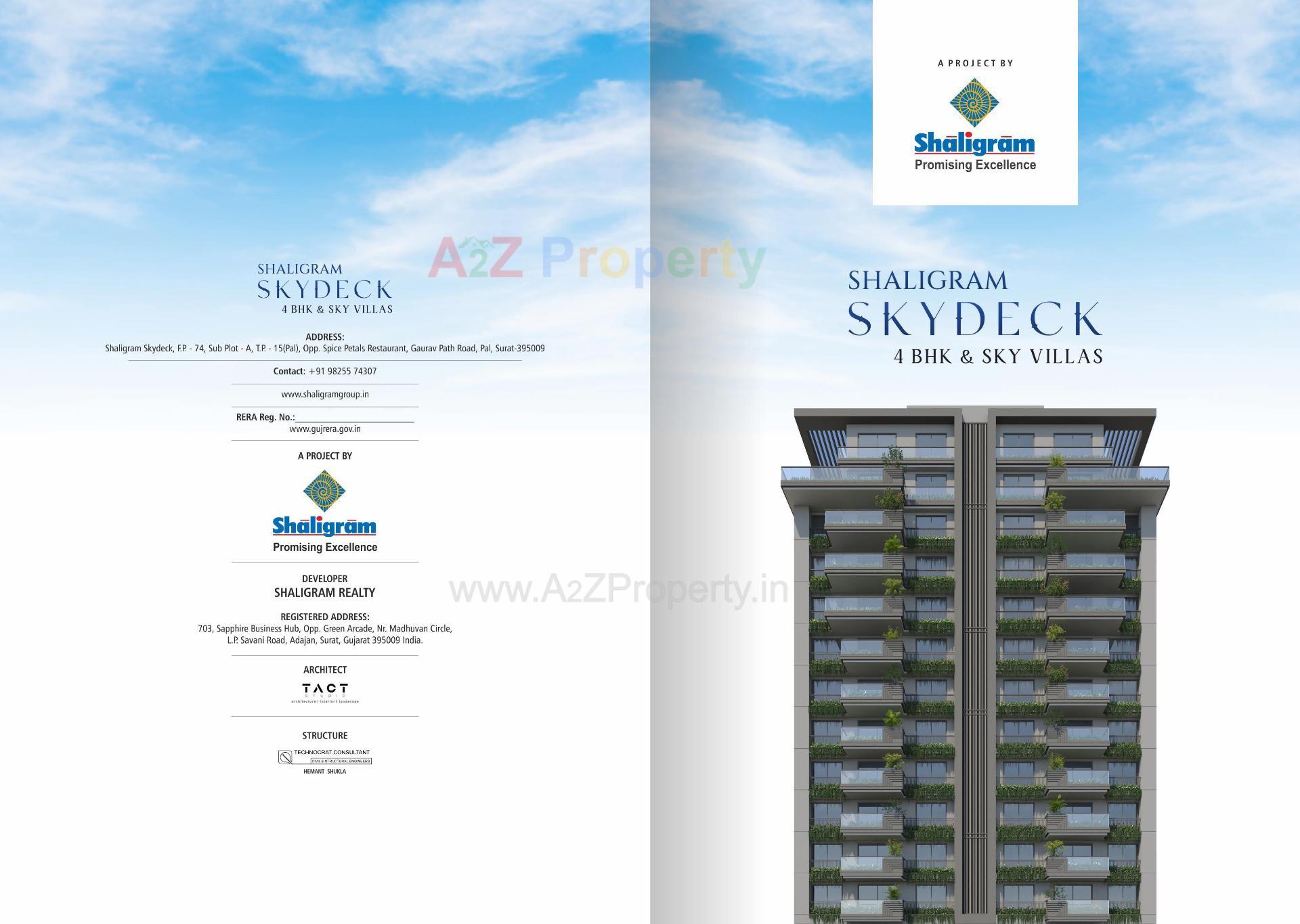  of real estate project Shaligram Skydeck located at Pal, Surat, Gujarat