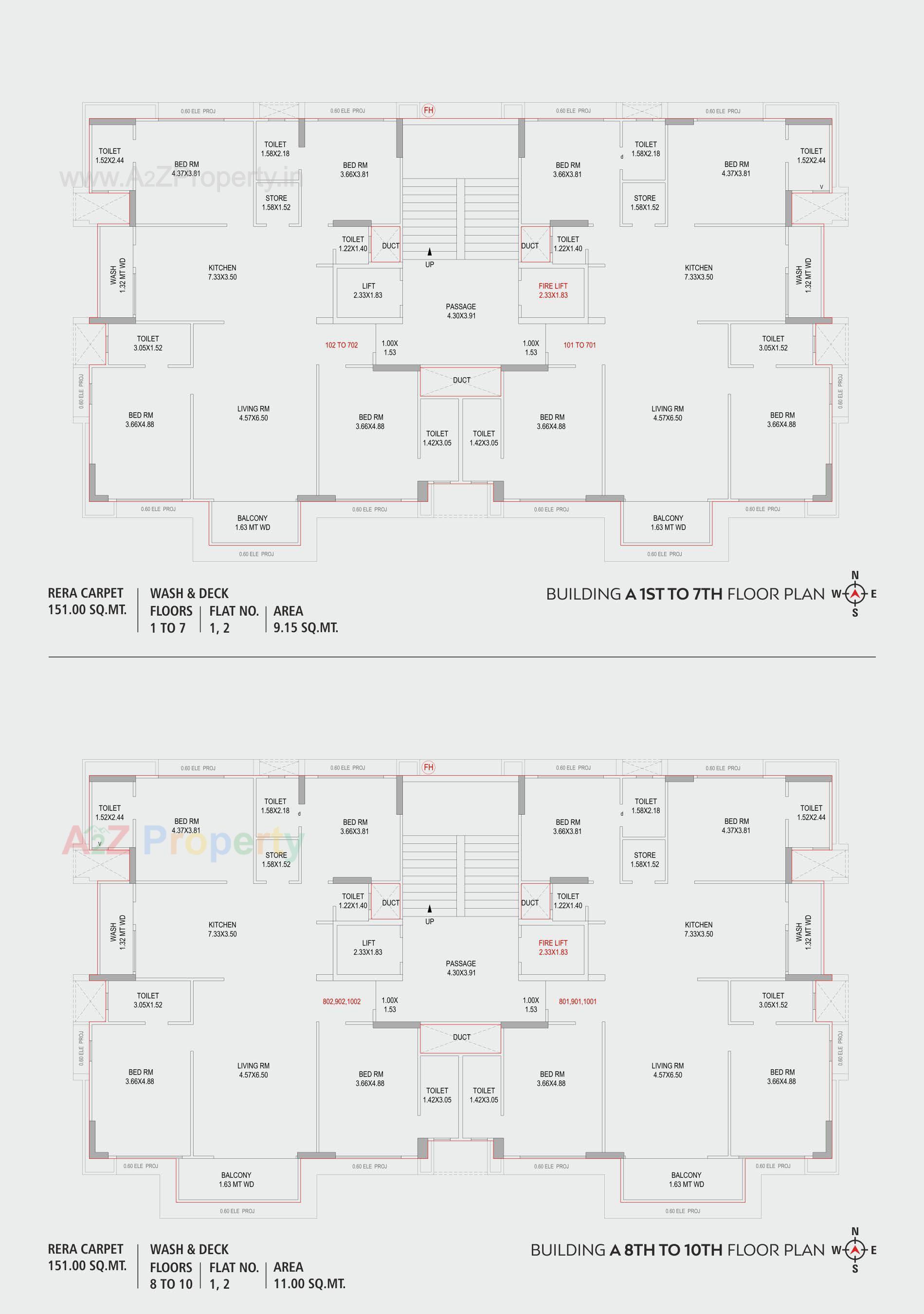 Layout of real estate project Shaligram Skydeck located at Pal, Surat, Gujarat