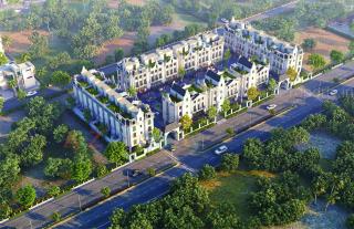 Elevation of real estate project Shanta Godavari Luxury Villas located at Vesu, Surat, Gujarat