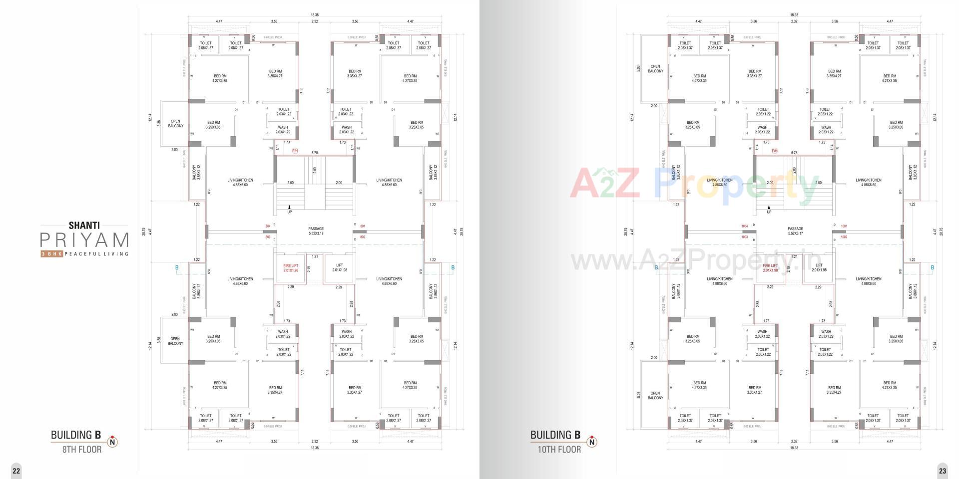 Layout of real estate project Shanti Priyam located at Pal, Surat, Gujarat