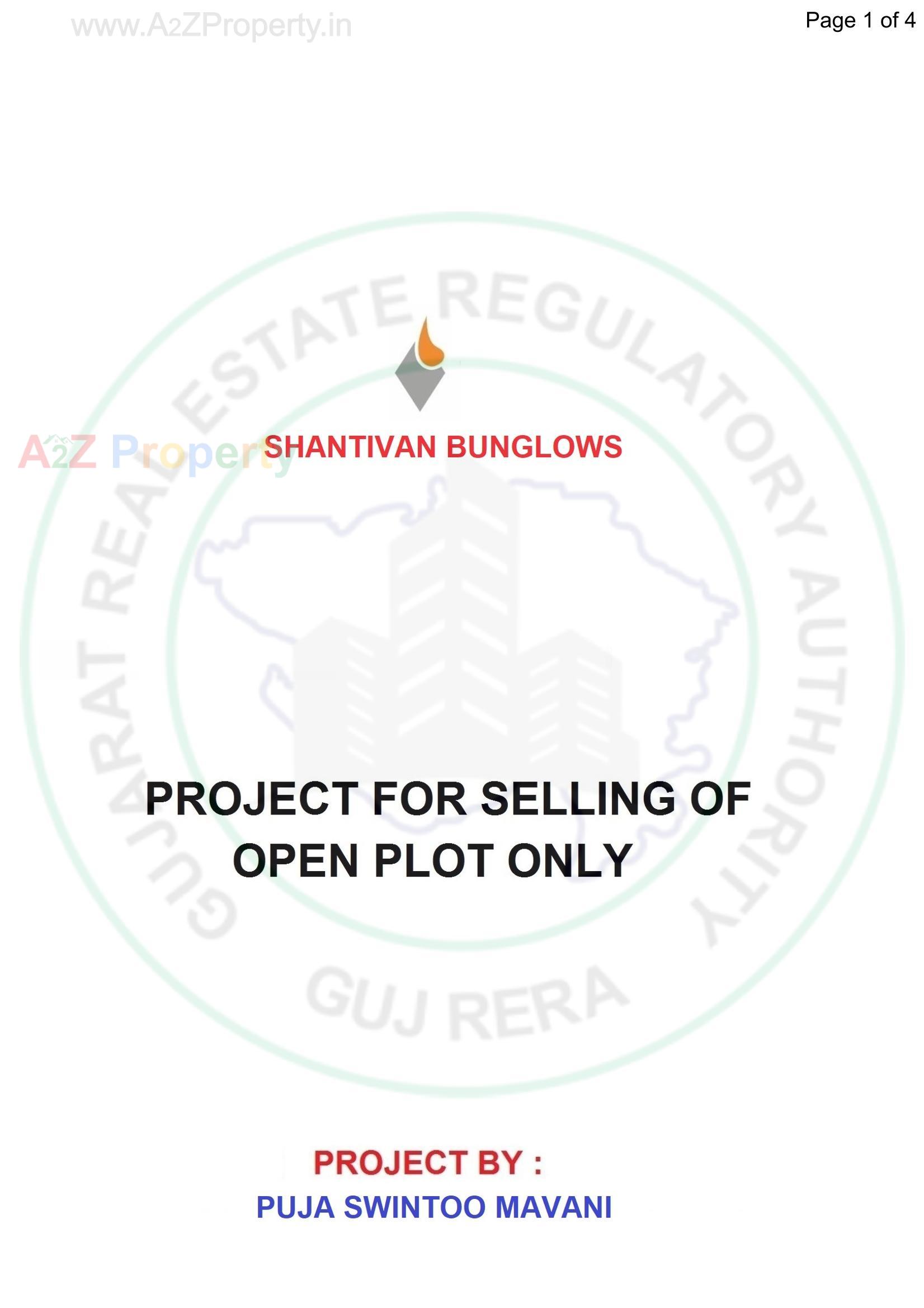  of real estate project Shantivan Bunglows located at Kosad, Surat, Gujarat