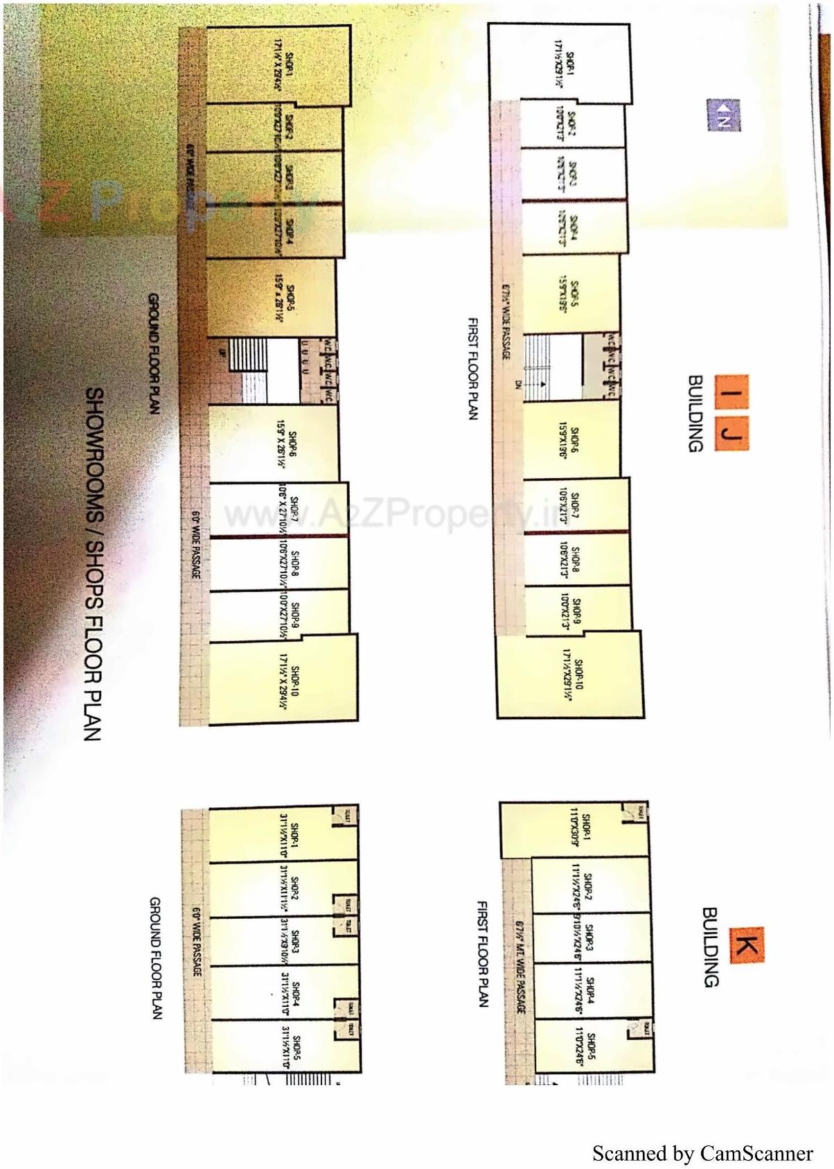 Layout of real estate project Sharanam located at Jahangir-pura, Surat, Gujarat