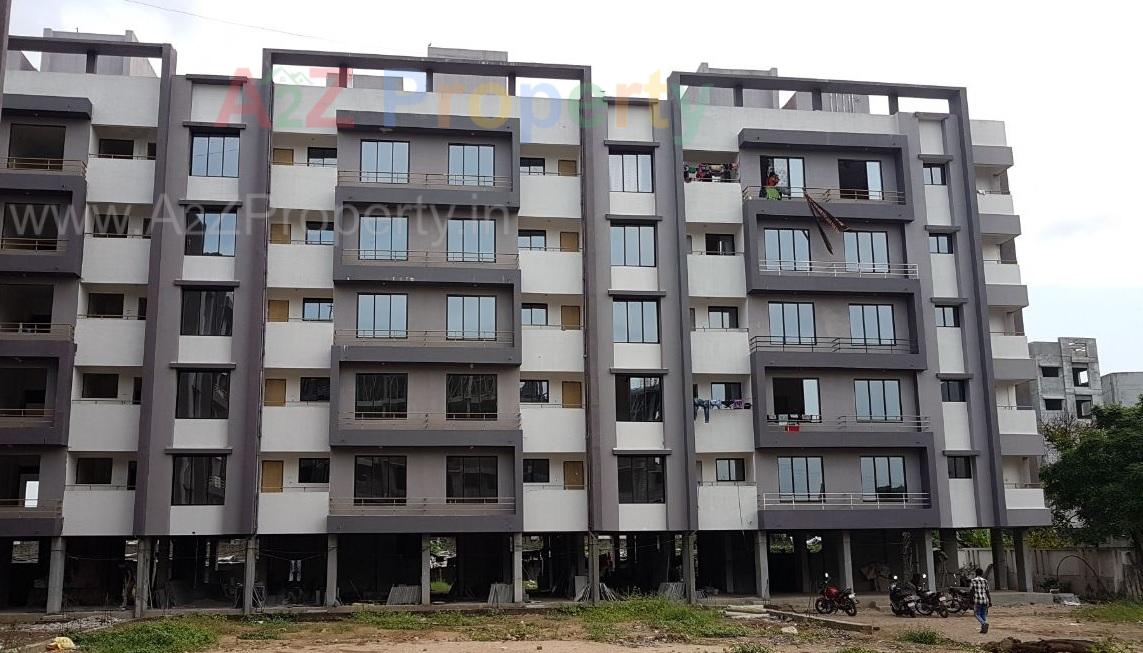 3D Elevation of real estate project Sharnam Residency located at Umbhel, Surat, Gujarat